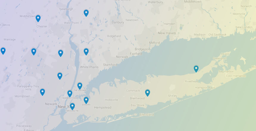 ABA and Autism services map